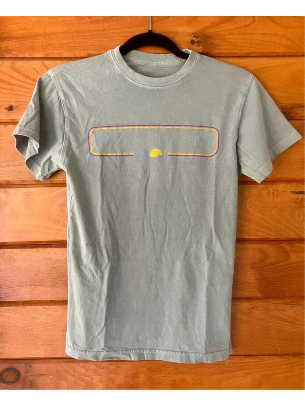 REVICE sunset logo tee shirt